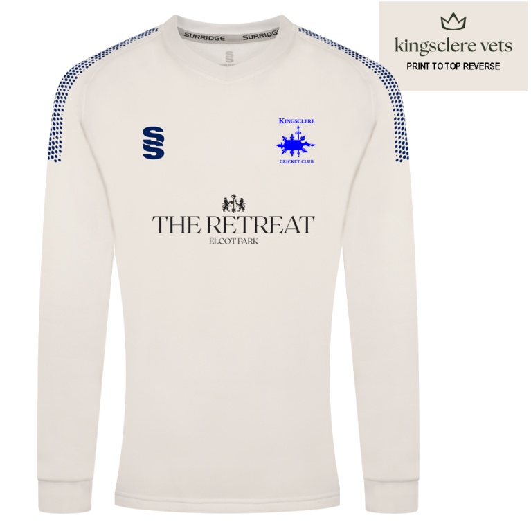 KINGSCLERE CC BLAST LONG SLEEVE WOMEN'S SWEATER - Ivory